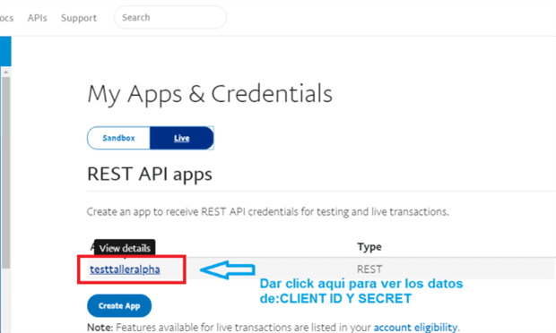 Cómo obtener el ID de cliente y la clave secreta de Paypal