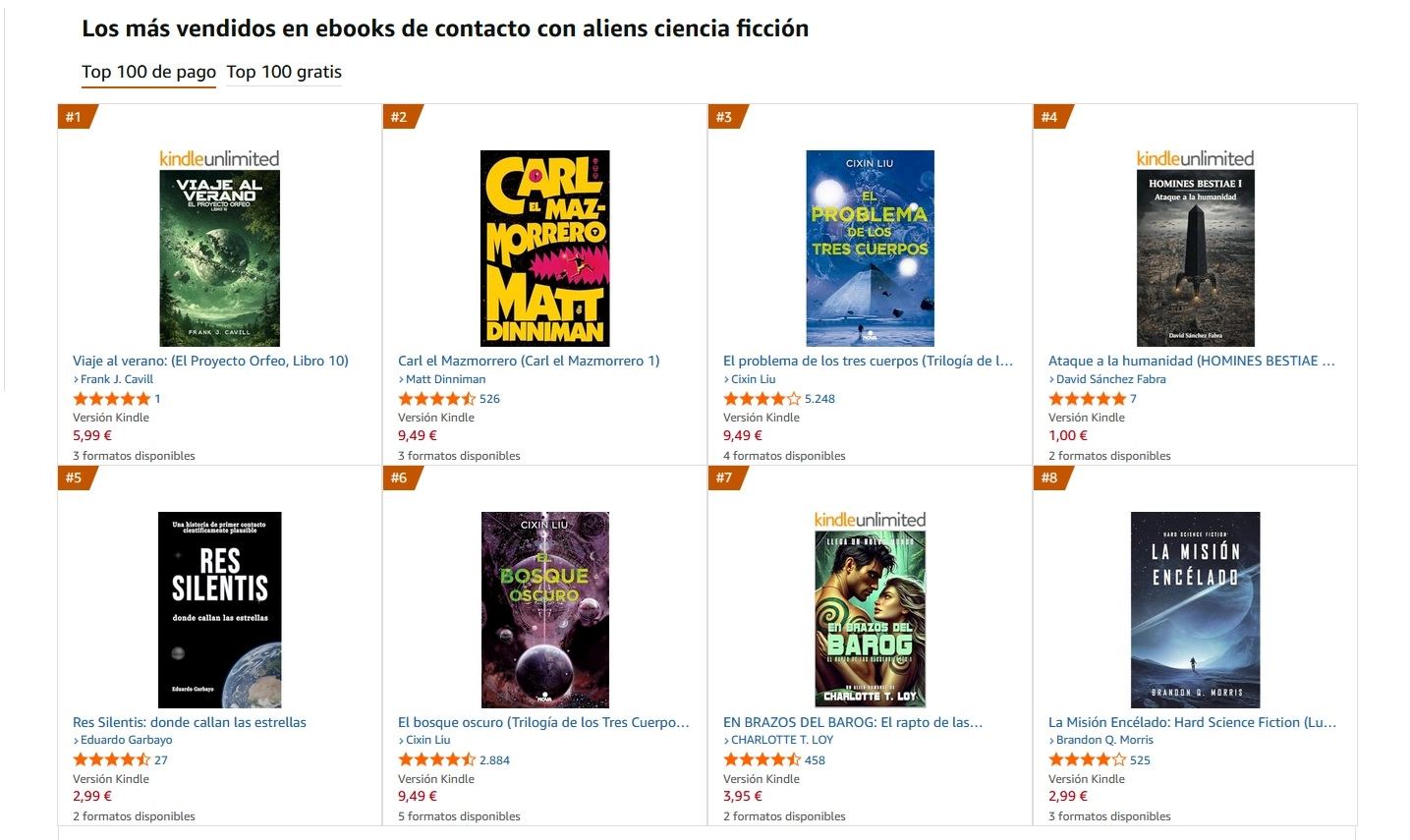 contacto con alienens amazon numero 5