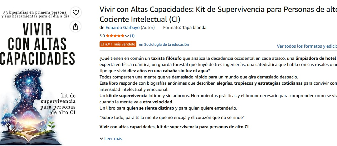 vivir altas capacidades eduardo garbayo escritor ipopulus